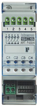 Bticino F430/4 heating actuator 4-way