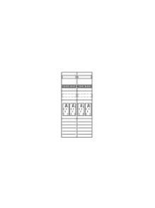Eaton ZSD-Z27B0019 2-field meter panel, 113074
