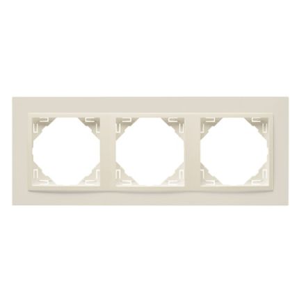 EFAPEL TRIPLE FRAME IVORY/IVORY