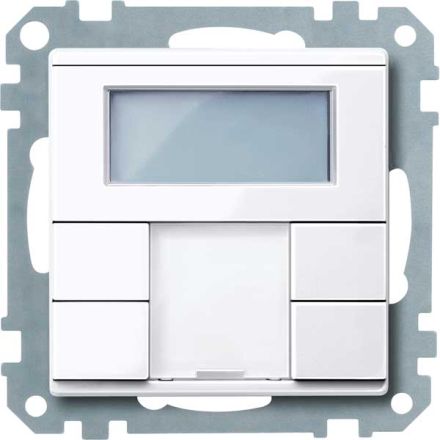 MERTEN MEG6212-0325 KNX push button sensor Plus System M | 2-way, room temperature controller | active white glossy
