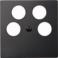 MERTEN 295314 central plate anthracite System M