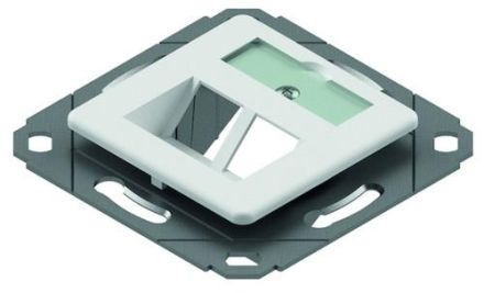 PROTEC.net 05300702 PNMARW2 for 2xRJ45 module PNKM RW module holder empty designable