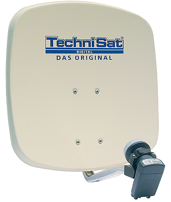 TechniSat DigiDish 45 beige + Twin LNB