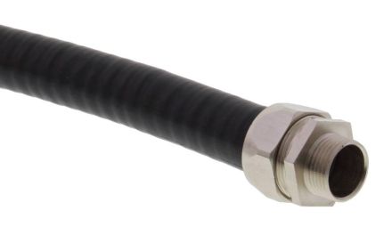 Wiska 10109026 BMCG-PVC-S-21-BK RAL 9005 NW21 steel protection hose