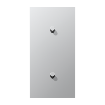 Jung AL12-20K0 cover with toggle lever, cone, 2-way, 2 x 1 toggle lever, vertical, series LS 1912, aluminum