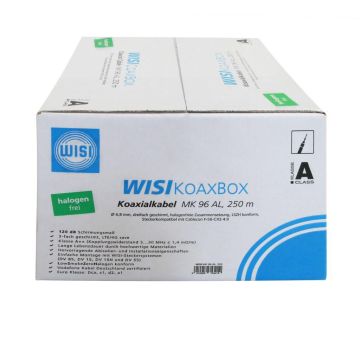 WISI 75321 MK 96 AL 252 halogenf. d: 6.8mm 75Ohm DC coaxial cable