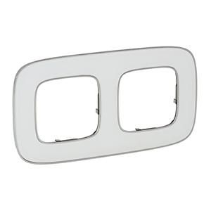 Legrand 754422 frame Valena Allure 2-WAY WHITE MIRR. , (white)