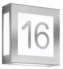 CMD OUTDOOR WALL LIGHT AQUA LEGENDO WITH HOUSE NUMBER ADHESIVE 42/HN/A