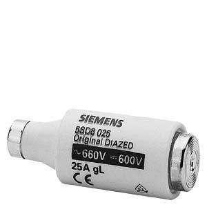 Siemens 5SD8025 DIAZED fuse link 690V operating class Gr.DIII E33 25A