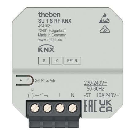 THEBEN SU 1 S KNX-RF switch actuator UP | 1-way