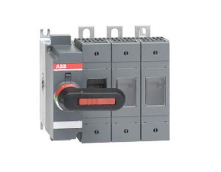 ABB Stotz-Kontakt OS125GD03K, load break switch for fuse, 3-pole, 125A with direct mounting handle, 1SCA116878R1001