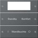 GIRA 221228 TS3 rocker set for label service System 55 | 2-way, Plus | anthracite