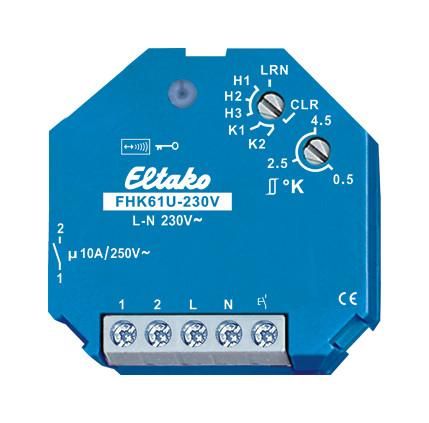 Eltako 30100050 radio actuator FHK61U-230V relay valves+circulation pumps