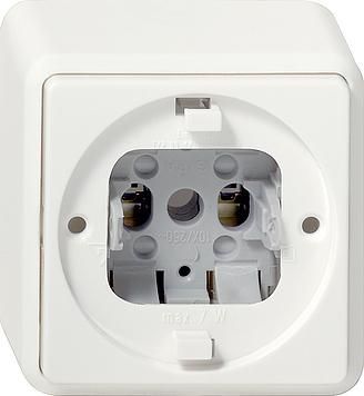 Gira 016113 light signal surface-mounted pure white