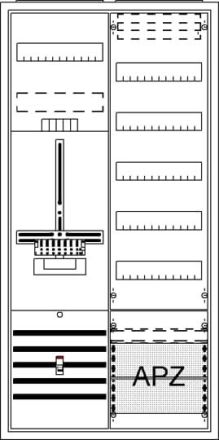 ABB Striebel & John 2CPX054266R9999 DA27PB AP 3Pkt.A27 1Z1V5A2 Complete cabinet