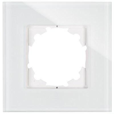 Kopp 405302008 1-way HK07 white glass cover frame