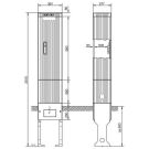 ABN SK202A column height 7 max.2 installation units