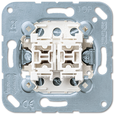Jung 509-20U rocker switch, 20 AX 250 V ~, double changeover