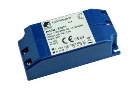 Rutec Licht 85271 Rutec LED power supply 24V 36W IP20