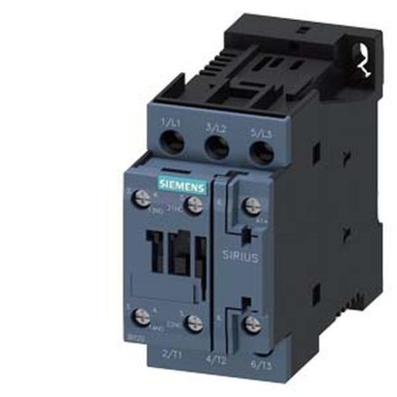 Siemens 3RT2024-1BJ80 AC-3 5.5kW/400V 1S+1N DC 72V 3p. S0 contactor