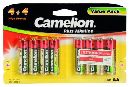 Hückmann 135434 LR6 Plus Alkaline Mignon (PK=8pcs.) Battery