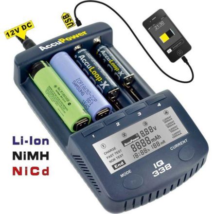 Hückmann 142312 AccuPower IQ338 charger