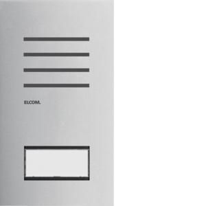 Elcom REQ001Y Door station front panel audio 1 button 2D stainless steel ONE