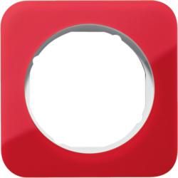 Berker 10112349 frame red transparent/polar white glossy Berker R.1