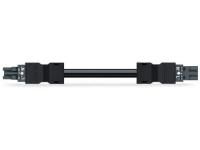 Wago 771-8982/016-703 connecting cable 2x1.5mm² BuSt, 7m, black