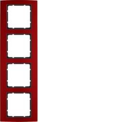 Berker 10143012 frame aluminum, red/anthracite Berker B.3