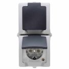 Kopp 136956008 socket 2f gr mt NAUTIC AP m.erh.BS Klappd