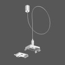 RZB 982661.000 Linedo D:1.5x1500 clamp with rope wire rope set