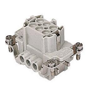 Ilme CNEF06T socket insert size 44.27 6P+PE silver screw.