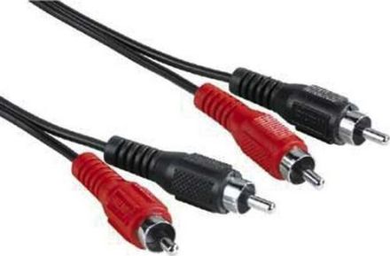 Hama 00030457 2 RCA plugs - 2 RCA plugs 2.5m RCA cable