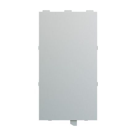 BUSCH-JAEGER SLB/A.0.11-83 RTR-Label cover Tenton | 10-way | aluminum silver