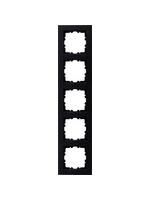 Kopp 402950006 HK07 5-way black matt cover frame