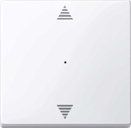 MERTEN 619425 rocker for KNX button system M | 1-way, arrows | active white glossy