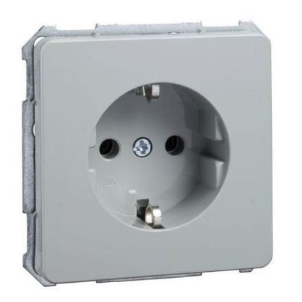 ELSO 225001 flush-mounted socket insert 16A grey
