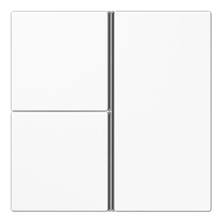 JUNG LS403TSAWW button set F40 series LS | 3-way | alpine white