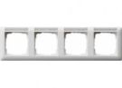 Gira 109427 4-way cover frame BSF horizontal Standard 55 pure white matt