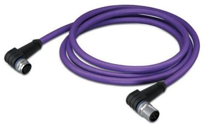 Wago 756-1106/060-004 Sensor-Actuator Cable 6p 0.4m M12 Female