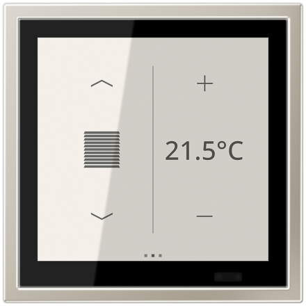 JUNG LSZES459BFD1S KNX room controller LS TOUCH | LS ZERO | stainless steel