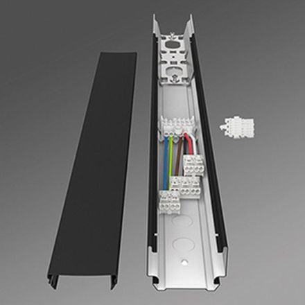 Regiolux 19200012104 SRT-7A/0500 incl.SRBK+SRTVL black mounting rail