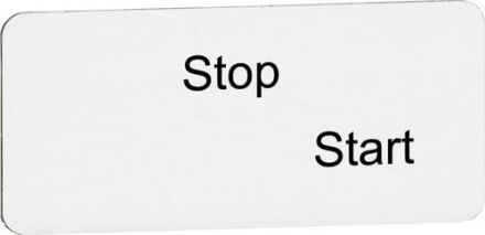 ABB Stotz-Kontakt 1SFA611930R1174 Stop/Start text insert