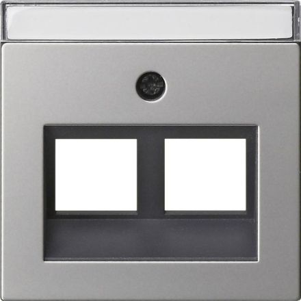 Gira 2640600 cover 30 degrees + BSF support ring 55 stainless steel