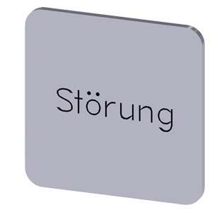 Siemens 3SU1900-0AF81-0AQ0 labeling plate 22x22 fault