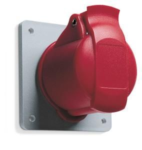 ABB Stotz-Kontakt 232RU6, panel-mounted socket, 32 A, IP44 6h, 2P+E, 200-250 V, 50+60Hz, blue, 2CMA193242R1000