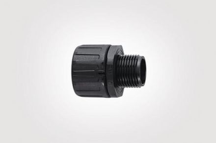 HellermannTyton 166-21030 HG54-S-M63-PA66-BK-2 HelaGuard plastic screw connection