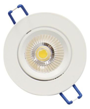 DieFra 81-3291 COB II white 6.3W 230V 3000K 520lm IP20 LED recessed ceiling spotlight