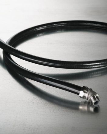 HellermannTyton 166-32100 LTSUL16-GS/PVC-BK-25 HelaGuard metal conduit
